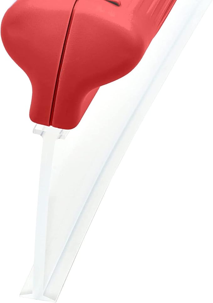 One Pass Classic 12 Waterblade Silicone T-Bar Squeegee Red - Made in USA (Red)