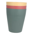 Cabilock Lidless Round Plastic Trash Can Large Capacity Home Office Bedroom Waste Basket