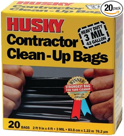 42GAL 3M CONTRACTOR BAG BLACK