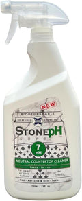 Countertop Cleaner Spray - Daily Granite Cleaner Spray - Stone Cleaner- Ph Neutral Formula For Kitchen &amp Home Cleaning Surfaces Marble Quartz Lemon (25 Fl. Oz)