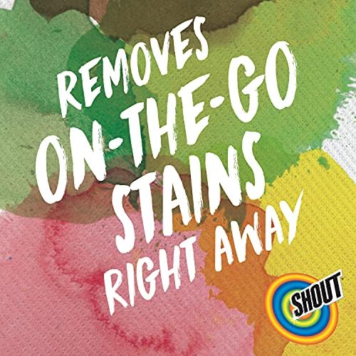 Shout Wipe &amp Go Instant Stain Remover Wipes No Wash Required Safe on Colorfast Washables Travel &amp Baby Diaper Bag Essentials Removes Grass Coffee Makeup &amp More 12 Wipes (Pack of 6)