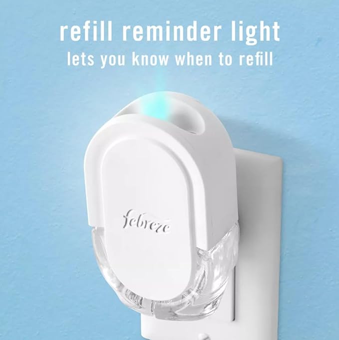 Feb-reze Origins Fade Defy Plug Air Freshener Odor Fighter - Ocean - 0.87 fl oz - 3 pack