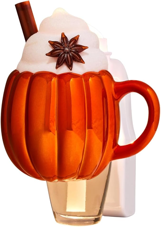 Bath &amp Body Pumpkin Latte Nightlight Wallflowers Fragrance Plug | Light Up 24/7