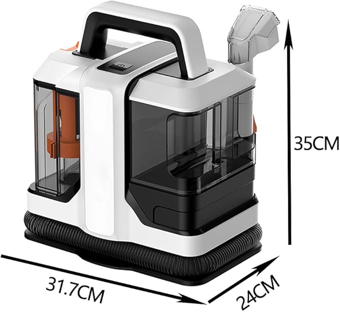 Spot CleanerPortable Carpet Cleaner Machine 1080ml Large Capacity Water Tank Strong Suction Small Handheld Cleaner Portable Carpet &amp Upholstery Cleaner Machine for CouchPetsCar Seats