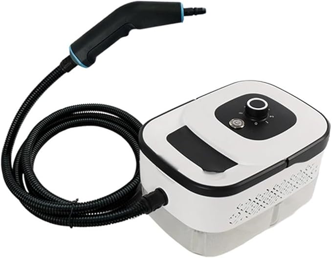 White Large Capacity Water Tank Steam Cleaner Handheld Steam Cleaner Household High Temperature Pressurized Steam Machine Multi-Purpose Portable Steam Machine Cleaning Car