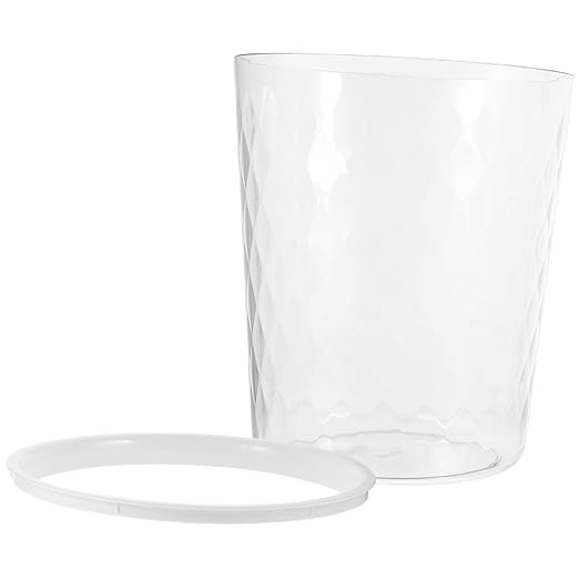 Vaguelly Trash Can Wastebasket Capacity Garbage Container for Home Bathroom Kitchen Lightweight Portable Design Easy to Identify Waste