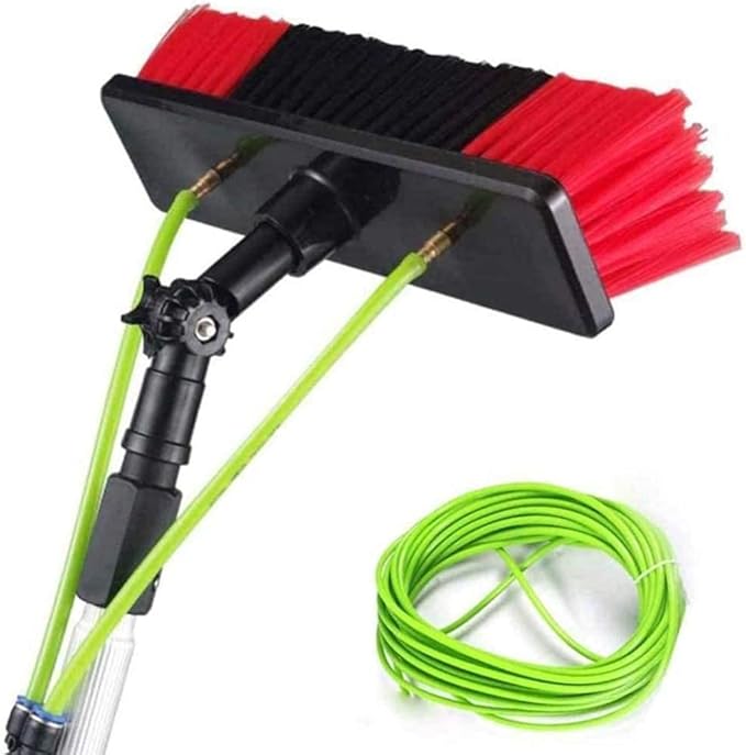 Window Cleaning Pole Cleaning Photovoltaic and Solar Panels Cars Caravan Truck Campers and Buses Water Brush/Rod/50Cm Brush Head