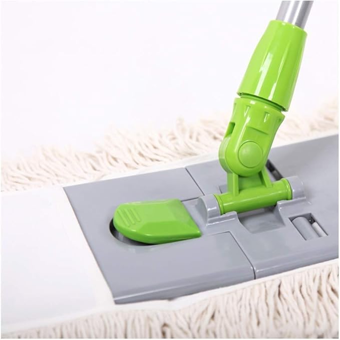 Mop - Hardwood Floor Mop with Washable PadsRotation Dust Flat Mop with Long Stainless Steel Handle for Home Office Floor Cleaning