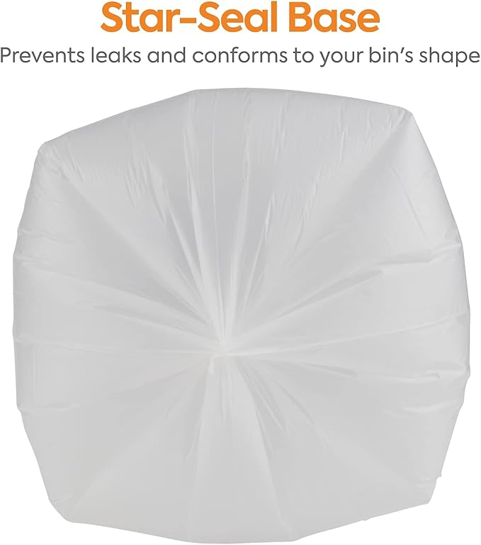 Professional 20-30 Gallon Trash Bag 30 x 37 High Density 16 mic Natural 250 Bags/Box