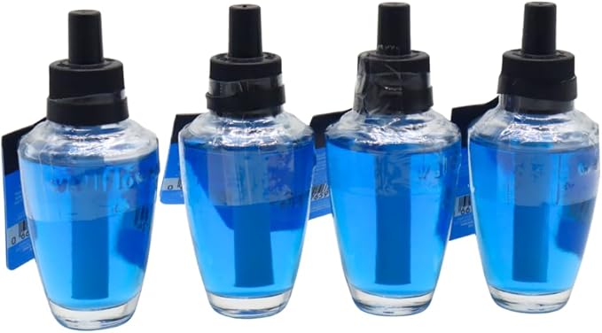 Bath &amp Body Works BLUE OCEAN WAVES Wallflowers Home Fragrance Refill 0.8 fl oz - 4 pack