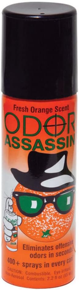 Odor Assassin Orange Travel Size Orange Scent Odor Control Spray 2.2 oz. Liquid - Total Qty: 24