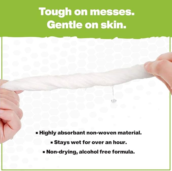Crocodile Cloth Outdoor Cleaning Wipes – 80 Count Plant-Based Cloths (15x10) Skin Safe Pre-Moistened Aloe &amp Vitamin E Infused Large Absorbent Multi-Surface Disposable Wipes
