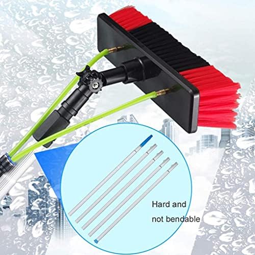 Window Cleaning Brush Cleaning Pole Window Cleaner Kit Water/Hose Fed Pole Solar and Photovoltaic Panel Cleaning 6m (7m)