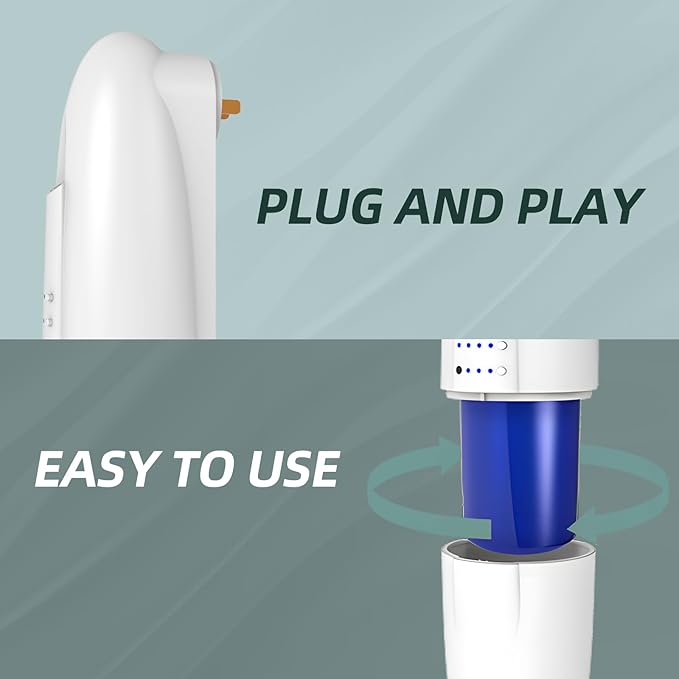 Waterless Nano Scent Air Machine for Home Plug-in Cold-Air Essential Oil Diffuser Luxury Hotel Fragrance Atomizer Professional Aromatherapy Device for Large Room &amp Office 100ml White
