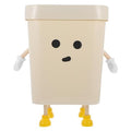 Luxshiny Large Plastic Trash Can for Home Office Bedroom Simple Design Wastebasket for Clutter Space Versatile Sundries Storage Basket for Kitchen Bathroom Dorm Use