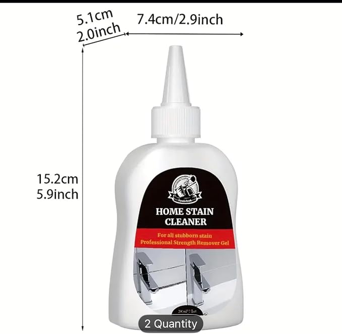 Professional Caulk Cleaner White Bottle Applicator for Bathroom Kitchen Edge Toilet Bottom Sink Edge Ceramic Tile Gaps 2-Pack