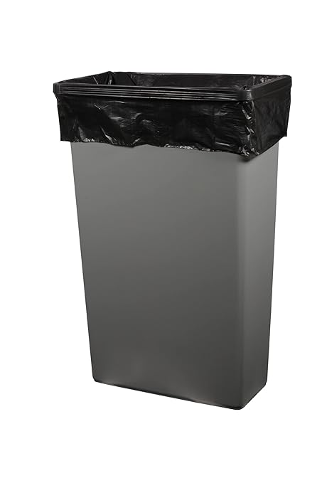 Eco-Blend Max 33 Gallon Can Liner by Heritage Bag Co. (200 Pack) 33x39 0.8mil Black. Made with 30% PCR