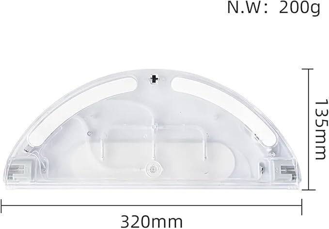 Compatible for Xiaomi D9 D9Max D9 Pro L10 Pro Robot Vacuum Finder Replacement Water Tank Mopping Pad(Set A)