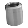 Small Stainless Steel Trash Can for Office and Bathroom Compact Recycling Bin Space-Saving Design for Desk Stylish Wastebasket for Home Decor
