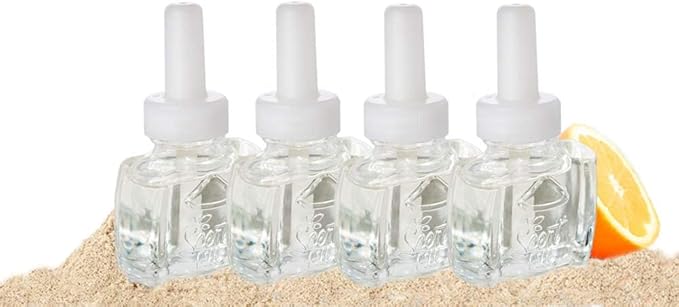 Scent Fill Island Essence Plug in Air Freshener 4 Scented Oil Refills