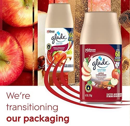 Glade Automatic Spray Refill-Apple Cinnamon-6.2 oz. (Quantity of 5) by Unknown