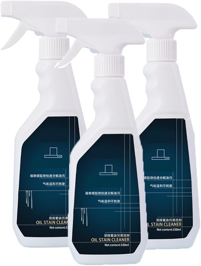 Kitchen DetergentThis Kitchen Stain Remover For Stubborn Grease And Grime Easily And Effectively Removes Stubborn Grease Limescale And Other Hard-to-clean Everyday Ingredients. ( Color : 3Count (Pa