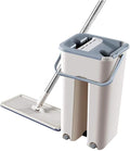 Mop Bucket Cleaning Kit. Easy to Use to Dry Not Dirty Hands Large Area  Stainless Steel Handle 360 ° Flexible Swivel HEA