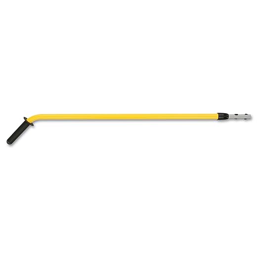 Rubbermaid Commercial Products HYGEN Quick-Connect Ergonomic Extension/Extendable Handle/Stick 48-72 Yellow for Janitorial/Professional Microfiber Floor Cleaning/Mopping