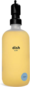 Everneat Concentrated Dish Soap - Purify | Eucalyptus Peppermint Tea Tree &amp Lemon Scent | Plant-Based Formula | Eco-Friendly Refillable Glass Bottle