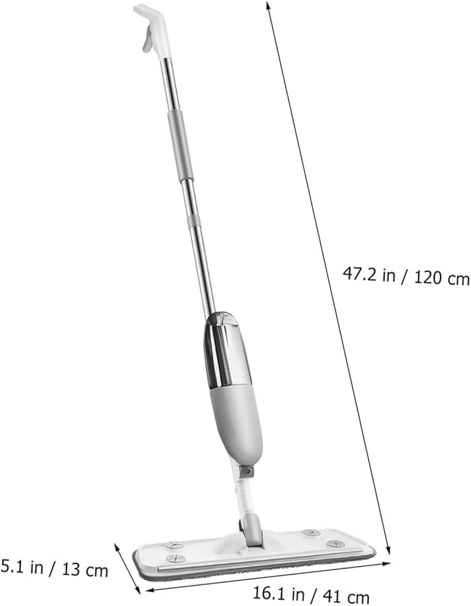 Wet Dry Microfiber Mop for Efficient Floor Cleaning Versatile Mop for Hardwood Tile and Marble with Washable Pads Water Tank for Easy Use