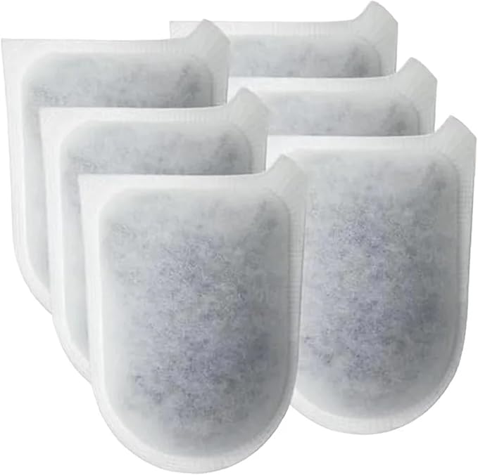 3pc/6pc Aquarium Filter Bags Reusable Fine Filter For Fresh Saltwater TanksCompatible forTetra Easycrystal600 FilterBoxFish Tank(WHITE)