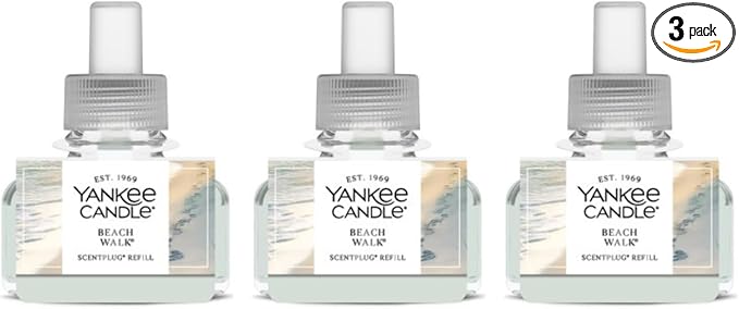 Yankee Candle ScentPlug Refill Beach Walk (Pack of 3)