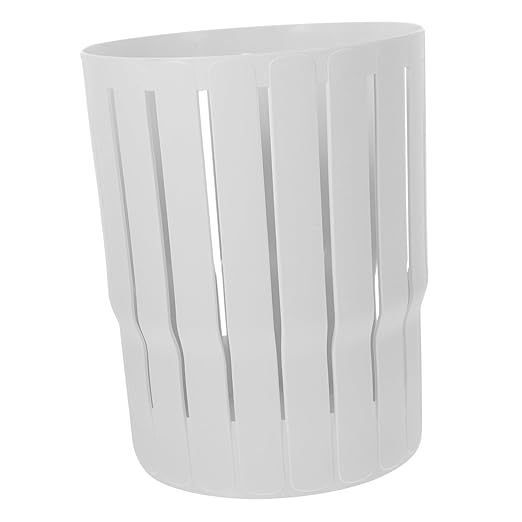 Nordic Style Hollow Trash Can Thickened Plastic Wastebasket for Office Bathroom Kitchen Home Decorative Trash Bin Small Size