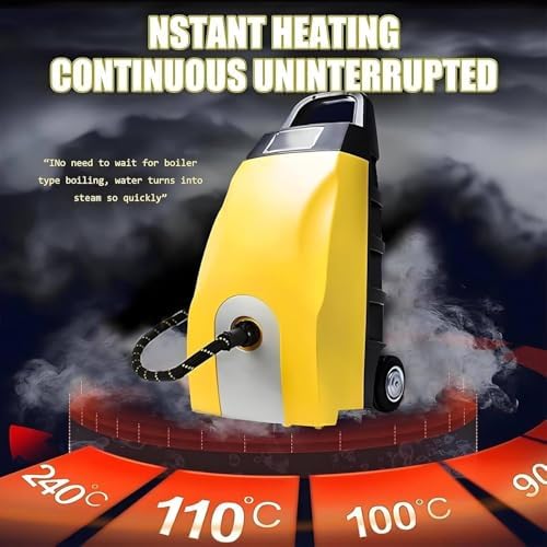 Handheld Steam Cleaner 3.5l 6-in-1 Multipurpose Portable Steamer 2500w High Pressure Steam Washer Jet Washer 40 - sec Heat - Up for Home Furnishings Range Hoods