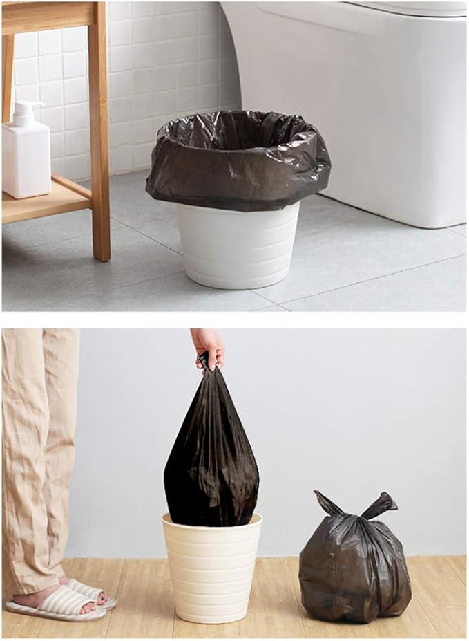 5 Gallon Office Trash Bags Garbage Small 250 Counts Black