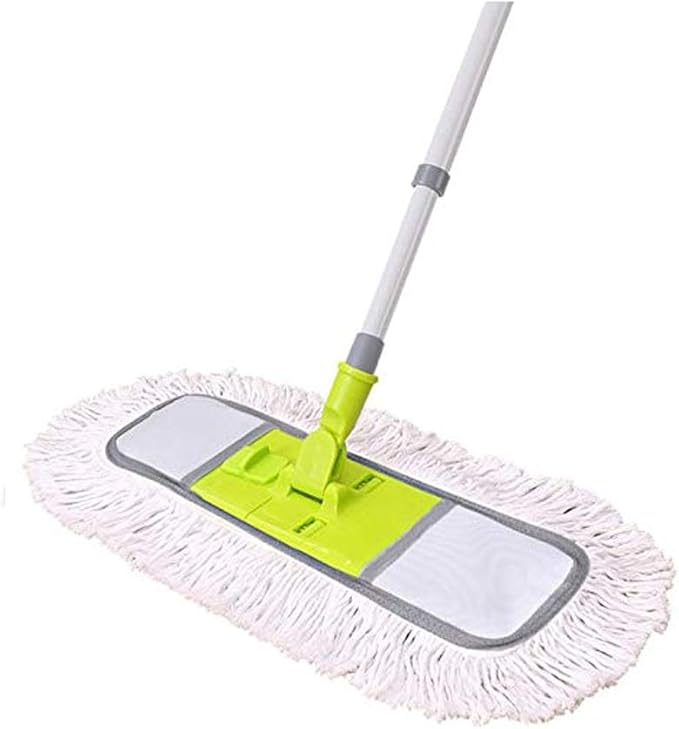 Mop - Professional Microfiber Hardwood Floor Mop Flat Mops with Reusable Washable Pads for Home and Office Wet or Dry Floor Cleaning(Gray)
