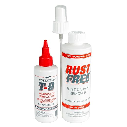 RFX-E-Z Clean/R Stainless Steel Cleaner and Protectant 8 oz. Spray-on Rust and Stain Remover and a 4 oz Bottle of protectant Dissolves Minor Corrosion and Leaves Protective Coating