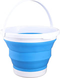 Coghlan's Collapsible 2.6-Gallon Bucket – Lightweight Portable Camping Water Container for Dishwashing Cleaning and Gear Storage – Durable Design Ideal for Campers Hikers and Outdoor Activities