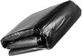 CLISPEED Extra Large Garbage Bags 50pcs 80x100cm Black Heavy Duty Contractor Trash Bags for Outdoor Commercial Gardening Office and Residential Use