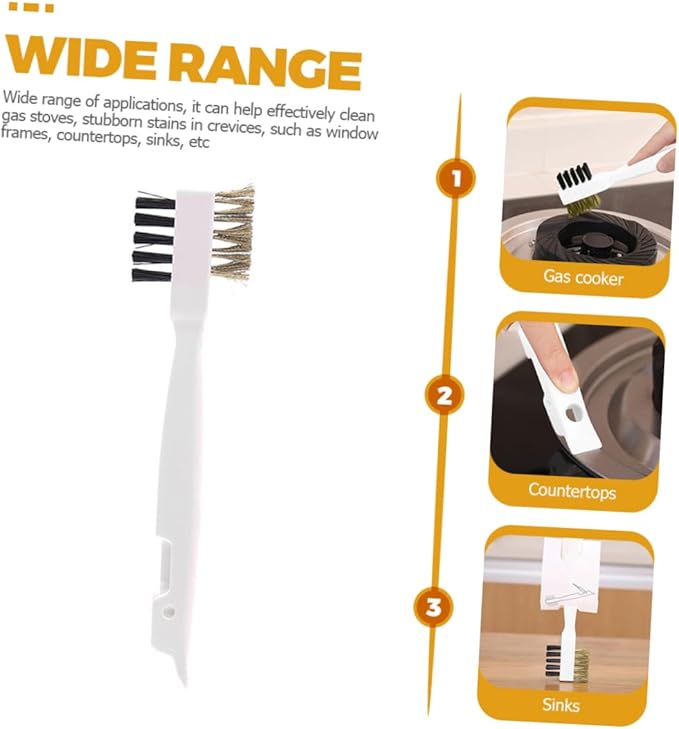 5pcs Multi-Function Scrub Brush Set Gas Stove Cooktop Seam Cleaner Kitchen Utensils Cleaner Dish Brush for Stove