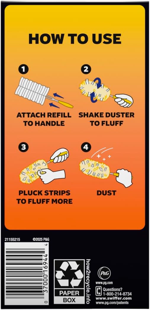 Swiffer 360 Duster Refill 6 Count (Pack of 2)