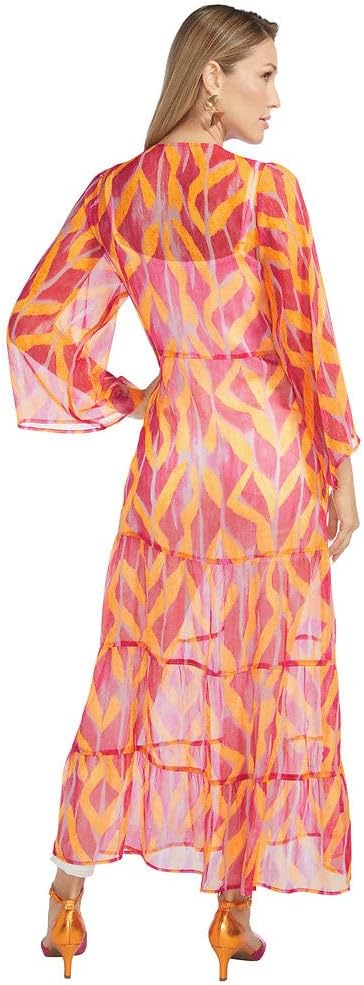 Masseys Sheer Printed Duster