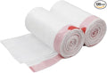 10 Gallon Kitchen Trash Bags White Drawstring Garbage Bags 120 Counts