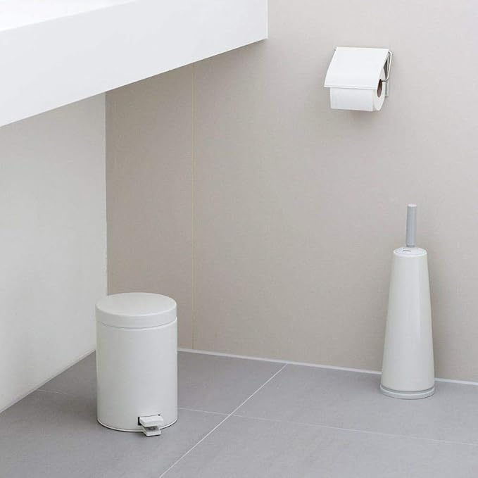 Brabantia Toilet Brush and Holder White (414664) (Pack of 2)