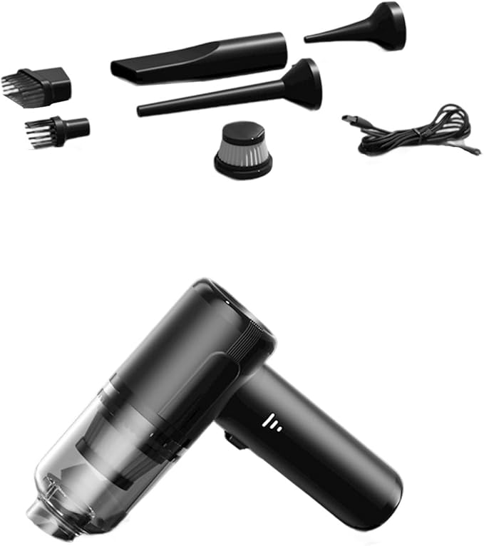 Handheld Cordless Car Vacuum 15000PA Small Cleaner100W Super Suction Power Vacuum Portable and Rechargeable Cleaner