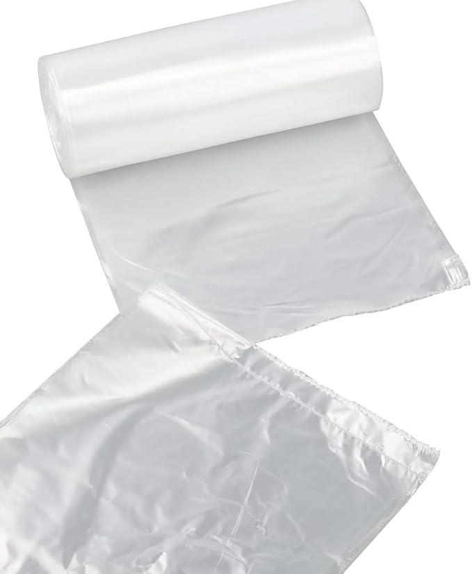 Pekky 1.5 Gallon Clear Trash Bags Small Garbage Bag 300 Counts