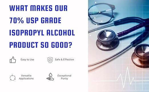 Isopropyl Alcohol (IPA) 70% - USP Grade - 2 Quarts with Spray Top (64 FL Oz Total) - Rubbing Alcohol 70 Percent - Alliance Chemical