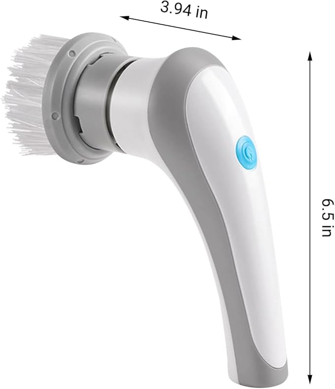 Electric Spin Scrubber Electric Spin Cleaning Tools with 3 Brush Heads - Rechargeable Electric Cleaning Brush - Spin Cleaning Brush Suitable for Bathroom Wall Tiles Floor Bathtub Kitchen