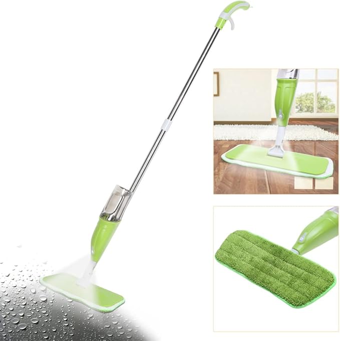 350ML Mop Squeegee Marble Tray Floor Cleaner Multifunction Water Spraying Flat Home Cleaning Tool