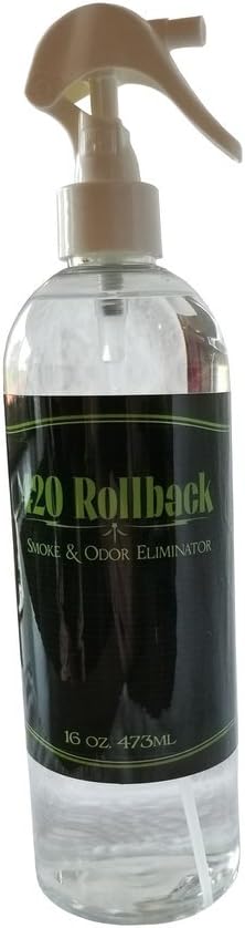 16oz 420 Rollback Smoke &amp Odor Eliminator Zero Odor &amp Zero Smoke Smell